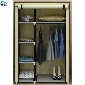 מתקפל מלתחה מומבאי מתקפל מעשי בד ארון בגדים ניידים אחסון Rack ארון בגדים ארגונית ארון - Product Image 5