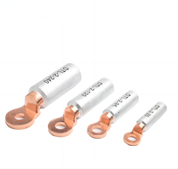 Cosse de câble bimétallique Cuivre-Aluminium série DTL, cosse de sertissage Cu-Al, connecteur de câble d'alimentation pour câblage électrique