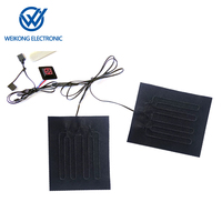 Coussin chauffant portable 5V USB-A avec contrôle de température, alimenté par batterie USB, pour siège de voiture et automatisation domestique