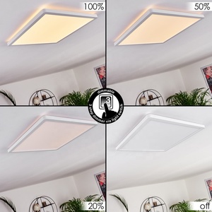 Vendu en Allemagne, Plafonnier LED à commande lumineuse 18W, 1800 lumens, 3000K, Plafonnier LED à montage en surface, télécommande - Product Image 2