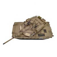 Henglong 3918-1 PRO 1/16 amerikan M1A2 Abrams askeri savaş RC tankı 2.4 duman ses radyo çekim BB uzaktan kumandalı Tank modeli