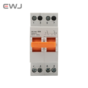 Nhà Máy Giá thấp 1p <span class=keywords><strong>2P</strong></span> 3P 4P 63A 230/400vac điện kép isolator Manual chuyển đổi - Product Image 1