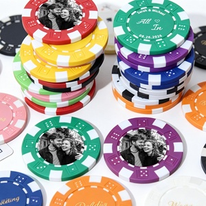 Jetons de <span class=keywords><strong>poker</strong></span> personnalisés OEM/ODM en ABS avec photo/image/texte pour mariages, soirées casino et souvenirs de fiançailles – Fabriqués en Chine - Product Image 6