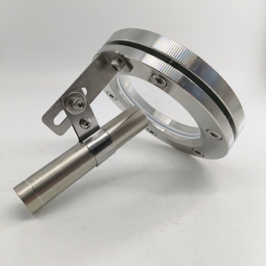 DN100 thép không gỉ mặt bích Sight Glass đèn với đa-góc ánh sáng LED sạc cho áp suất thấp tình huống DC 24V - Product Image 3