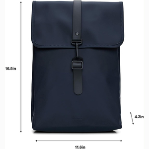 Sac à dos à enroulement recyclé, échantillon gratuit, grand logo personnalisé, imperméable, Oxford, élégant, sac à dos de voyage pour ordinateur portable - Product Image 2