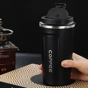 Mug à café en acier inoxydable à double paroi, isotherme, portable, intelligent, écologique, personnalisé, 17 oz, avec affichage de la température LED, IStapromo Gifts - Product Image 1