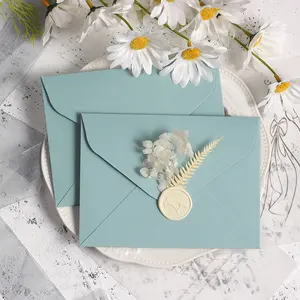 Invitation de fête de mariage carte-cadeau de remerciement enveloppe en papier perlé