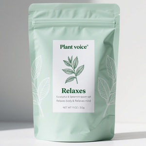 엡섬 배스 솔트: 라벤더/정화 & 유칼립투스-스피아민트/릴렉스 – 천연 재밀봉 파우치, 비건, 크루얼티 프리, 셀프케어용 OEM/ODM - Product Image 4