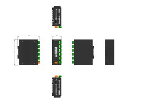 Moniteur Sunfull HMI2006-A55 prenant en charge BACnet et Modbus, surveillance à distance par MQTT, installation sur rail DIN pour l'automatisation industrielle BA - Product Image 3