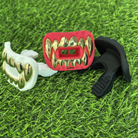 Protège-dents en silicone 3D brillant pour adultes et jeunes, protège-lèvres pour le football américain