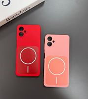 Coques de téléphone portable magnétiques colorées en silicone à trous de précision entièrement enveloppants, populaires de l'usine BAILI, pour ZTE A56/V70/AXON60/A35
