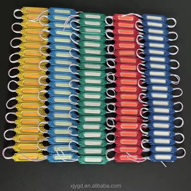 20PCS 12V Multicolor LED COB Modules for Shop Banner Backlight Christmas Decoration Warm White Blue Light IP65 Waterproof