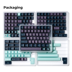 Capuchons <span class=keywords><strong>de</strong></span> touches <span class=keywords><strong>de</strong></span> clavier mécanique XVX, série Chromatic Tales, Abyss Mirage, double injection, profil Cherry, PBT, ensemble <span class=keywords><strong>de</strong></span> 216 touches - Product Image 2