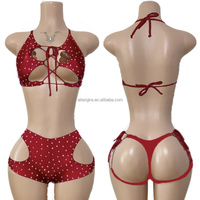 Tenues d'usine de strip-teaseuse de diamants vêtements de danse exotiques personnalisés en gros
