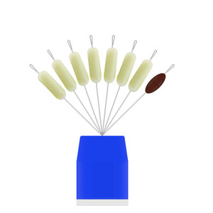 Aohu - Gránulos de Silicona para Pesca, Color Blanco Lechoso con Motas Azules, para Accesorios de Pesca en Aguas Oscuras - Product Image 3