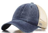Sombreros de malla para exteriores de alta calidad superventas, sombreros de malla personalizados transpirables de verano, sombreros de conductor de camión