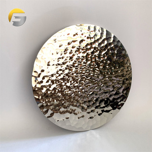 Feuilles d'acier inoxydable martelé faites à la main CL08 304 316L pour panneau mural ou panneau de plafond - Product Image 6