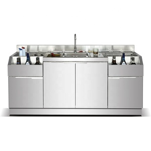 Stazione Cocktail Professionale per Baristi, <span class=keywords><strong>Bar</strong></span>, Hotel, Ristoranti, Pub, Attrezzatura da <span class=keywords><strong>Bar</strong></span> in Acciaio Inox di Alta Qualità, 2 Anni di Garanzia - Product Image 2