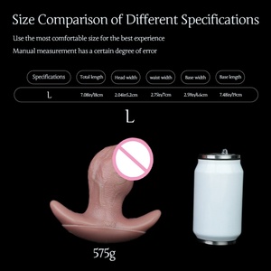 Dildo con Base de Anclaje de 7cm de Grosor y Correa, para BDSM y Sumisión, Dildo Anal con Correa Extraíble para Placer con Strap-On - Product Image 6