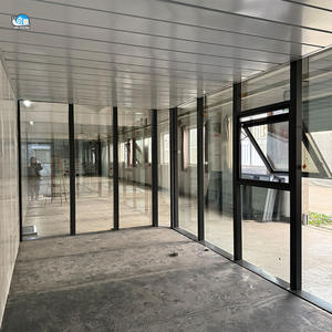 Rumah Kontainer Dinding Kaca Modular Modern Mewah Siap Huni 2 3 4 5 Kamar Tidur Prefabrikasi 20ft 40ft untuk Hotel Villa - Product Image 6