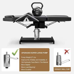 360 Rotate Upgraded <span class=keywords><strong>Hydraulic</strong></span> Spa Wimpern stuhl Kosmetiker <span class=keywords><strong>Tattoo</strong></span> Stuhl Gesichts bett Profession elles <span class=keywords><strong>Massage</strong></span> bett - Product Image 2