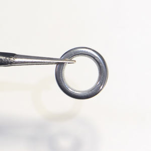 Anneaux en forme de O en <span class=keywords><strong>acier</strong></span> inoxydable Connecteur de boucles solides plates simples pour la pêche au leurre et la pêche en mer - Product Image 2