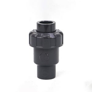 <span class=keywords><strong>Clapet</strong></span> <span class=keywords><strong>anti</strong></span>-<span class=keywords><strong>retour</strong></span> à bille unidirectionnel Upvc industriel standard DIN traitement de l'eau <span class=keywords><strong>clapet</strong></span> <span class=keywords><strong>anti</strong></span>-<span class=keywords><strong>retour</strong></span> en plastique <span class=keywords><strong>Pvc</strong></span> 1 pouce 2 pouces à union unique - Product Image 2