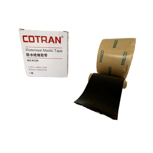 Ruban isolant en PVC noir COTRAN KC80 de haute qualité, adhésif vinyle sensible à la pression, applications haute température 600V, 100kV/mm - Product Image 1