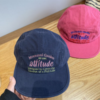 Gorra de béisbol coreana de PVC con visera plana, estilo urbano, hip-hop, deportiva, para primavera/verano, que protege del sol y estiliza el rostro para mujer.