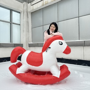 Caballo Inflable Comercial de Dibujos Animados, Listo para Enviar desde Almacén en EE. UU., para Guarderías, Parques Infantiles, Fiestas en el Patio Trasero y Alquiler - Product Image 3