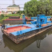 Plateforme de travail aquatique modulaire robuste, plateforme flottante démontable pour excavatrice et plateforme de forage