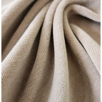 Tissu velours tricoté Cardé respirant et écologique, 240 g/m², 80 % coton, 20 % polyester - Fabriqué en Turquie