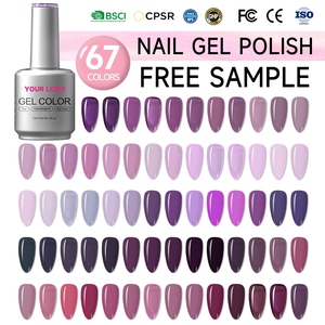 Hot Selling HEMA TPO Free Matte Color Gel Super Long Wear Full Cover Non-irritating <b>Nail</b> Gel Low MOQ Custom Gel <b>Nail</b> Polish - Product Image 1