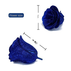 Nhà Máy Bán Buôn Enchantress Đèn Flash Hoa Hồng 520 Tanabata Vàng Bột Màu Xanh Pha Lê Mô Phỏng Lụa Cho Đám Cưới Tường Trang Trí - Product Image 2