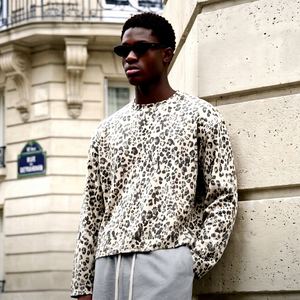 Sweat-shirt homme lourd en coton 100% personnalisé, de haute qualité, vierge, imprimé, coupe oversize, style streetwear décontracté - Product Image 5