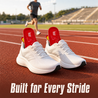 Semelles orthopédiques de sport respirantes avec soutien de la voûte plantaire, inserts de chaussures amortissants pour la course à pied, pour hommes et femmes