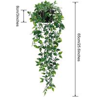 Plante Artificielle Eucalyptus Effet Naturel Plantes Artificielles d'Intérieur en Gros pour Mur, Étagère, Écologique, Grande Taille