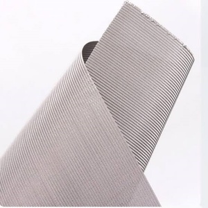 Malla de alambre tejida holandesa de acero inoxidable 304 316, malla de filtro de tejido holandés inverso de sarga lisa para filtración industrial a nivel de micras. - Product Image 1