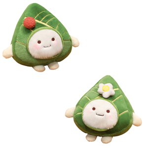 Peluche de Zongzi con Ojos Estrellados y Botones Tradicionales Chinos de <span class=keywords><strong>Rana</strong></span>, Regalo Premium de Barco Dragón para Coleccionistas Culturales - Product Image 4