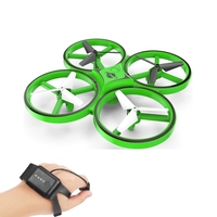Mini 2.4G 4CH 6 Axes LED drone RC Quadcopter Jouet jaune
