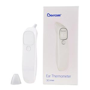 Berrcom Termometer Dahi Bayi, Termometer Dahi Elektronik Tampilan LCD Cerdas dengan Penutup Probe - Product Image 1