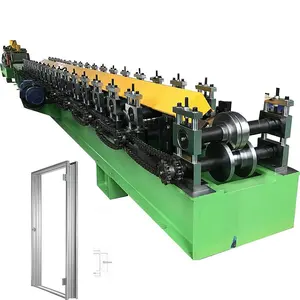 아연 도금 강철 도어 프레임 롤 성형 기계 금속 노크 도어 프레임 만드는 기계