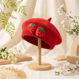 Nouveau béret pour bébé, chapeau doux et respirant pour la protection de la fontanelle du nouveau-né, chapeau de peintre pour enfants de style européen et américain - Product Image 5