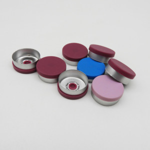 Tappo per Flacone in Alluminio e Plastica 13mm 20mm Colore e Logo Personalizzati Tappo Flip Top per Flacone da Iniezione - Product Image 3