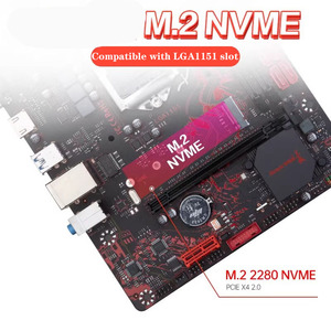 Motherboard Computador Desktop H311M-G Motherboard <span class=keywords><strong>CPU</strong></span> Processador DDR4 dissipador de calor adequado para Core H511 H510 Motherboard - Product Image 5