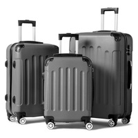 Ensemble de Voyage Léger 3 Pièces Luggage Factory Avec Roues Amovibles et Doubles Poignées