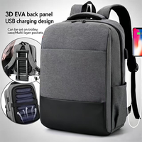 Mochila de Negocios OEM Personalizada con Panel Trasero 3D de EVA, Mochila Cómoda para Estudiantes, Mochila para Portátil, Mochila de Viaje Diaria