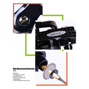 Carrete giratorio de fabricación profesional 13 + 1bb, diseño de doble freno de carpa, carretes de <span class=keywords><strong>pesca</strong></span> de carpa giratorios clásicos, <span class=keywords><strong>Pesca</strong></span> - Product Image 6