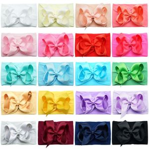 Minot European and American 4 Inch Children's Polyester Bow Hair Band <b>Bubble</b> Flower Headband L-2265 for Party & <b>Wedding</b> - Product Image 5