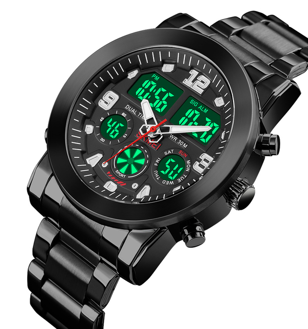 3Time Relogio Digital Masculino SKMEI 1642 Men's Analog Digital Watch